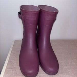HUNTER SLIM FIT SHORT RAIN BOOTS